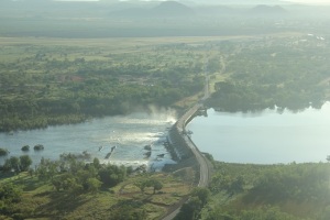 The diversion dam 